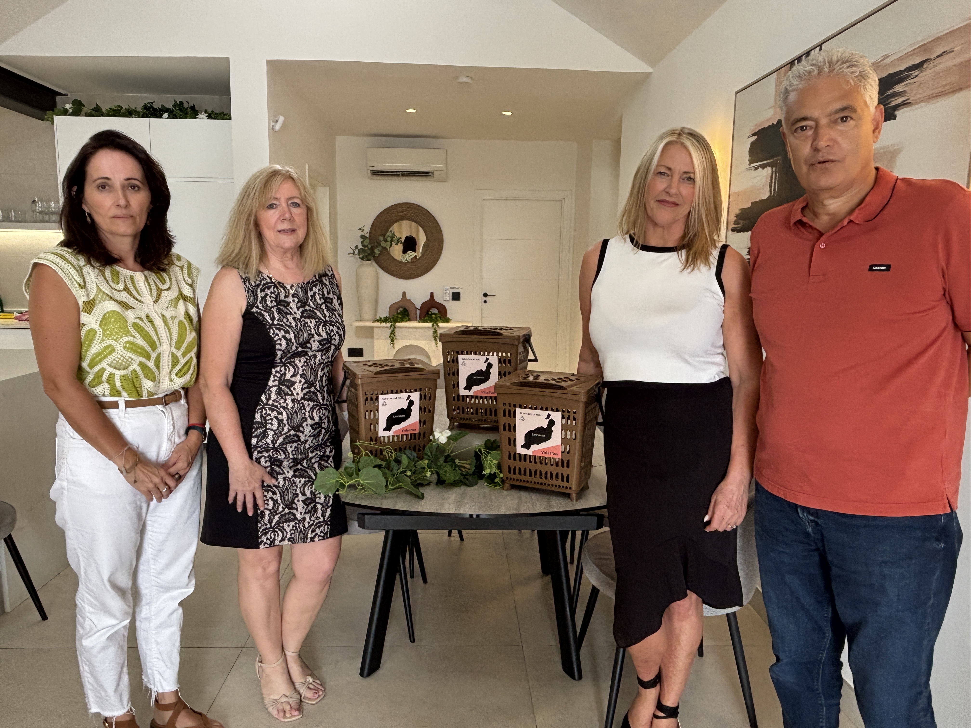 ayuntamiento de tias y villa plus lanzarote colaboran en la gestion de residuos organicos.