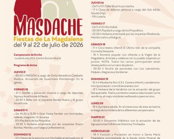 9 jul Programa Fiestas de La Magdalena Masdache 2026