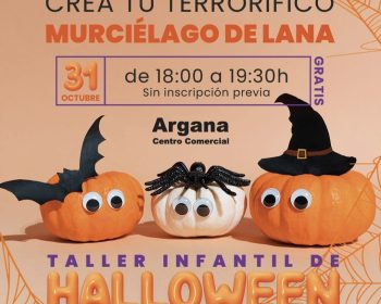 centro-comercial-argana-center-arrecife-lanzarote-crea-tu-terrorifico-murcielago-de-lana-taller-infantil-de-halloween